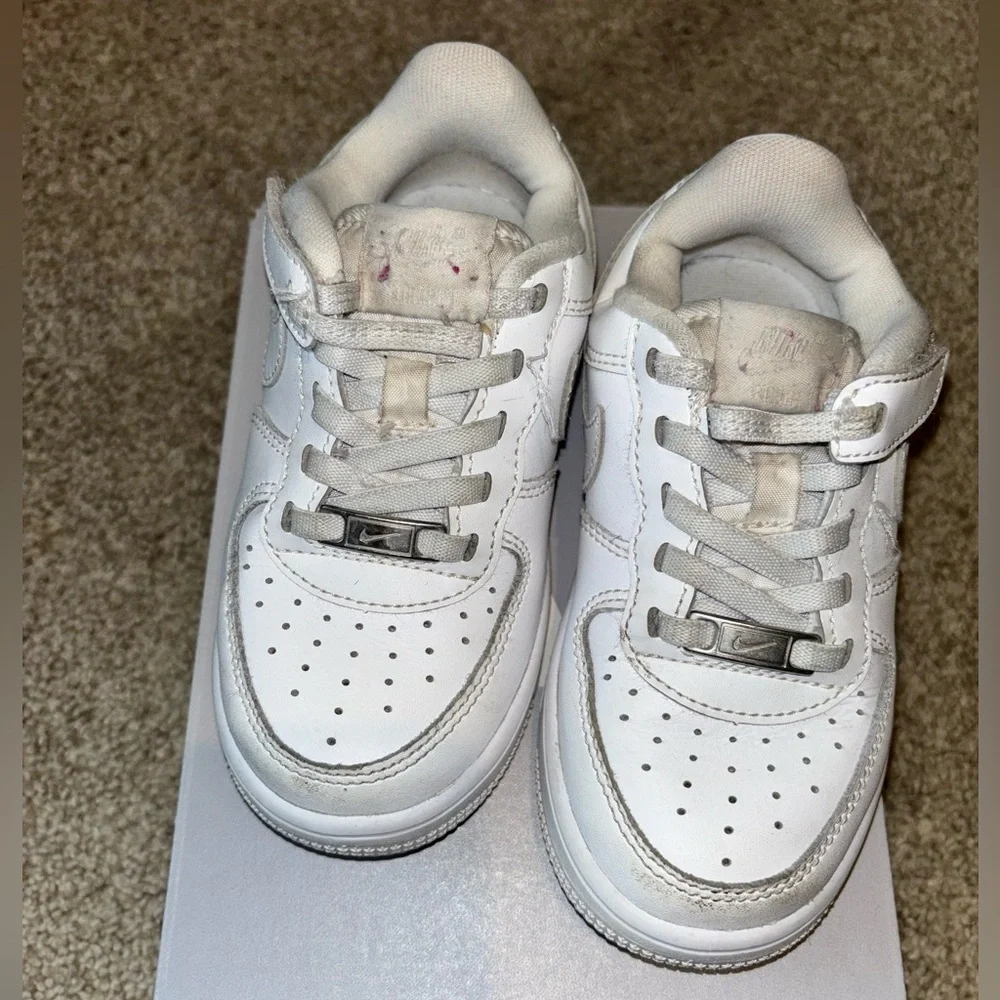Toddler Force 1 Low EasyOn Kids White Sneakers